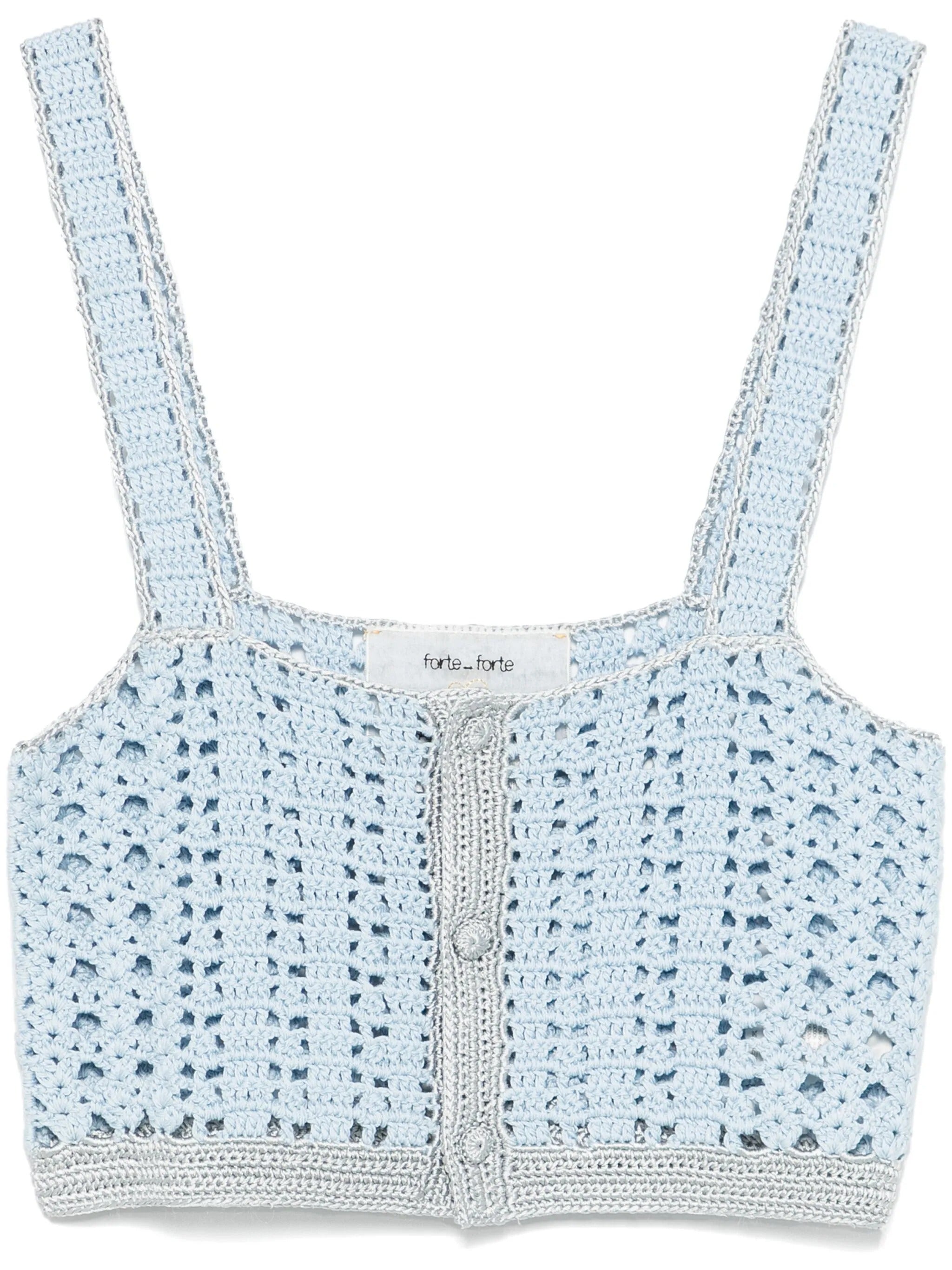 cablé lux handmade crochet top