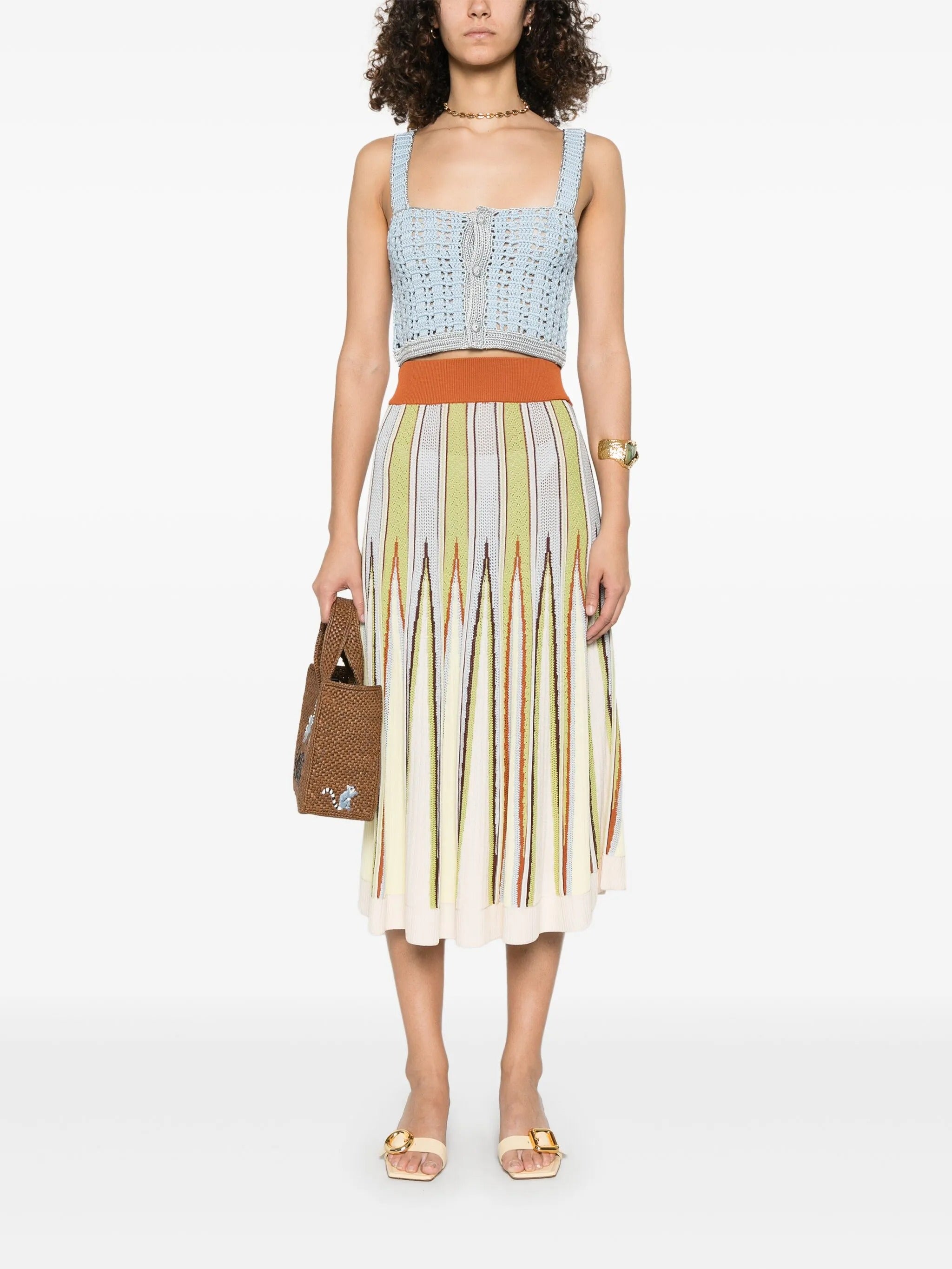 cablé lux handmade crochet top