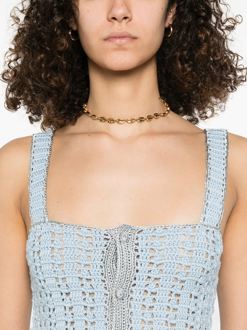 cablé lux handmade crochet top