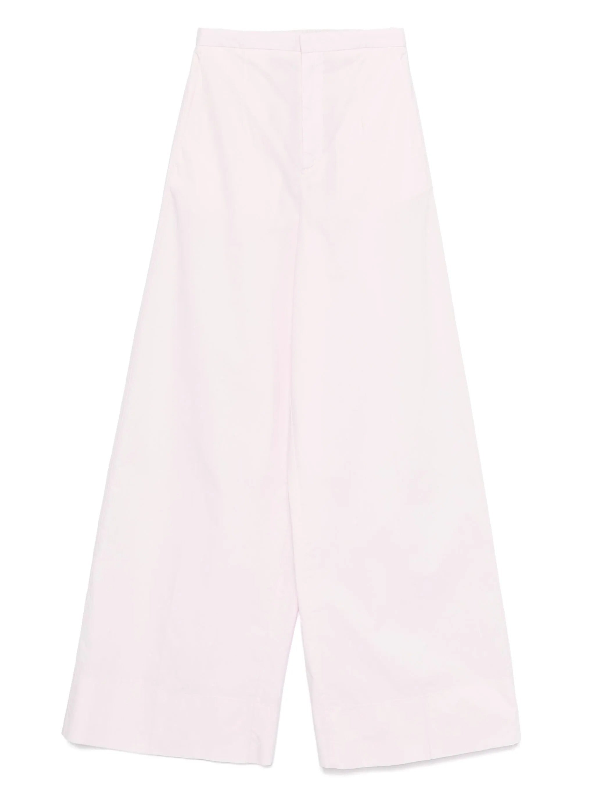 BCI cotton popline essential flared pants
