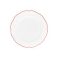 PIATTO FRUTTA CM.20,9 BORDO ROSA