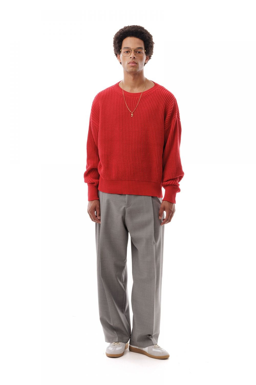 RIB KNIT SWEATER