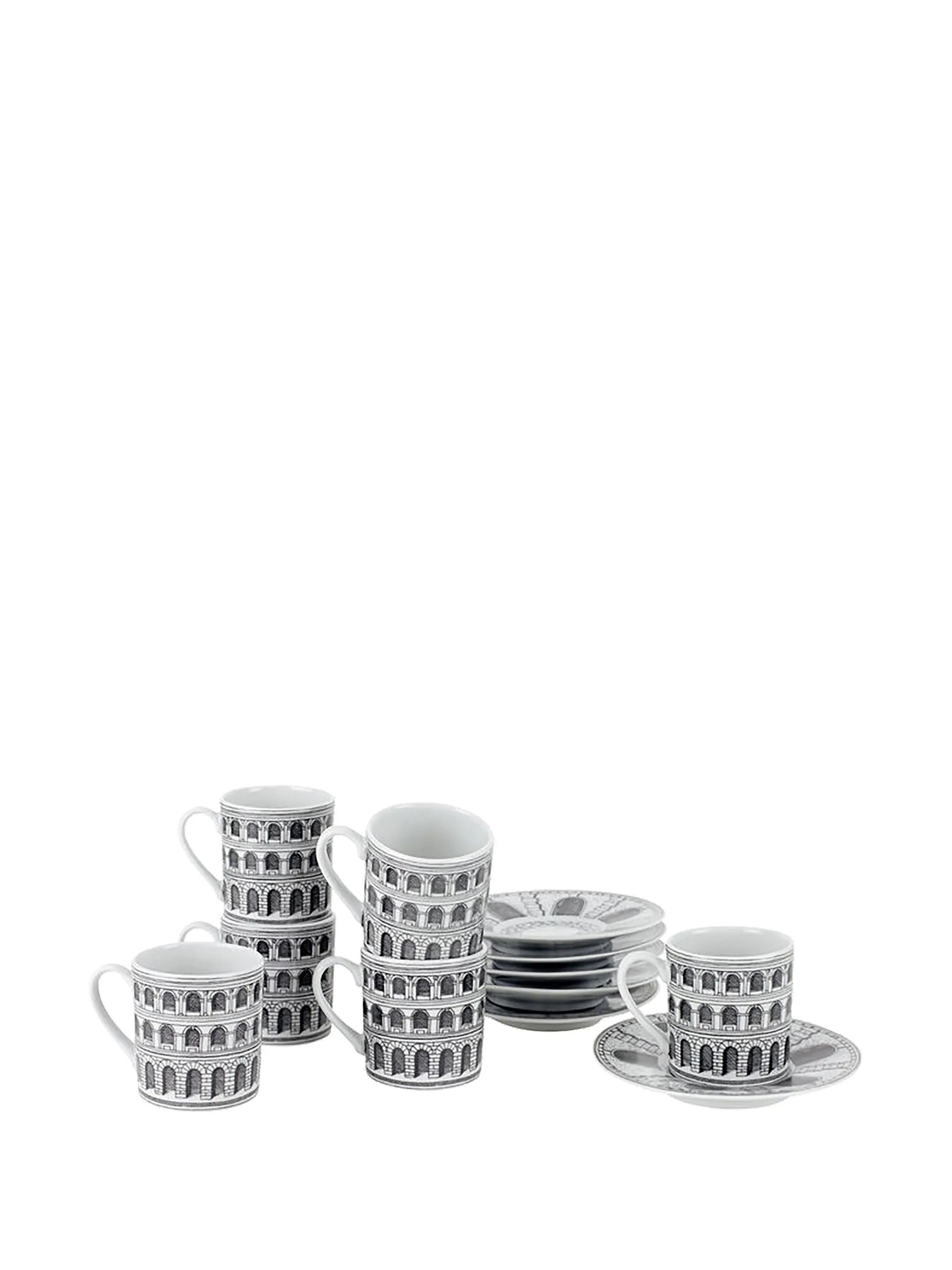 Set 6 Tazze caffe` Architettura