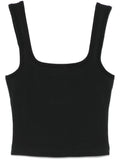 SQUARE NECK TANK SOOT
