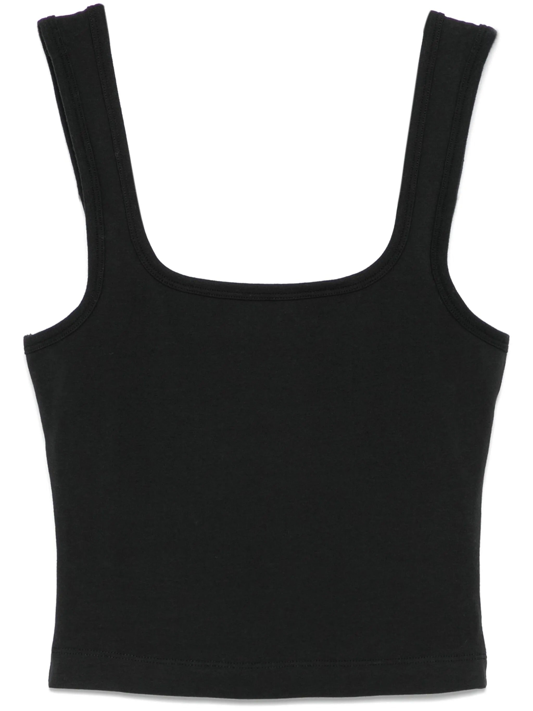 SQUARE NECK TANK SOOT
