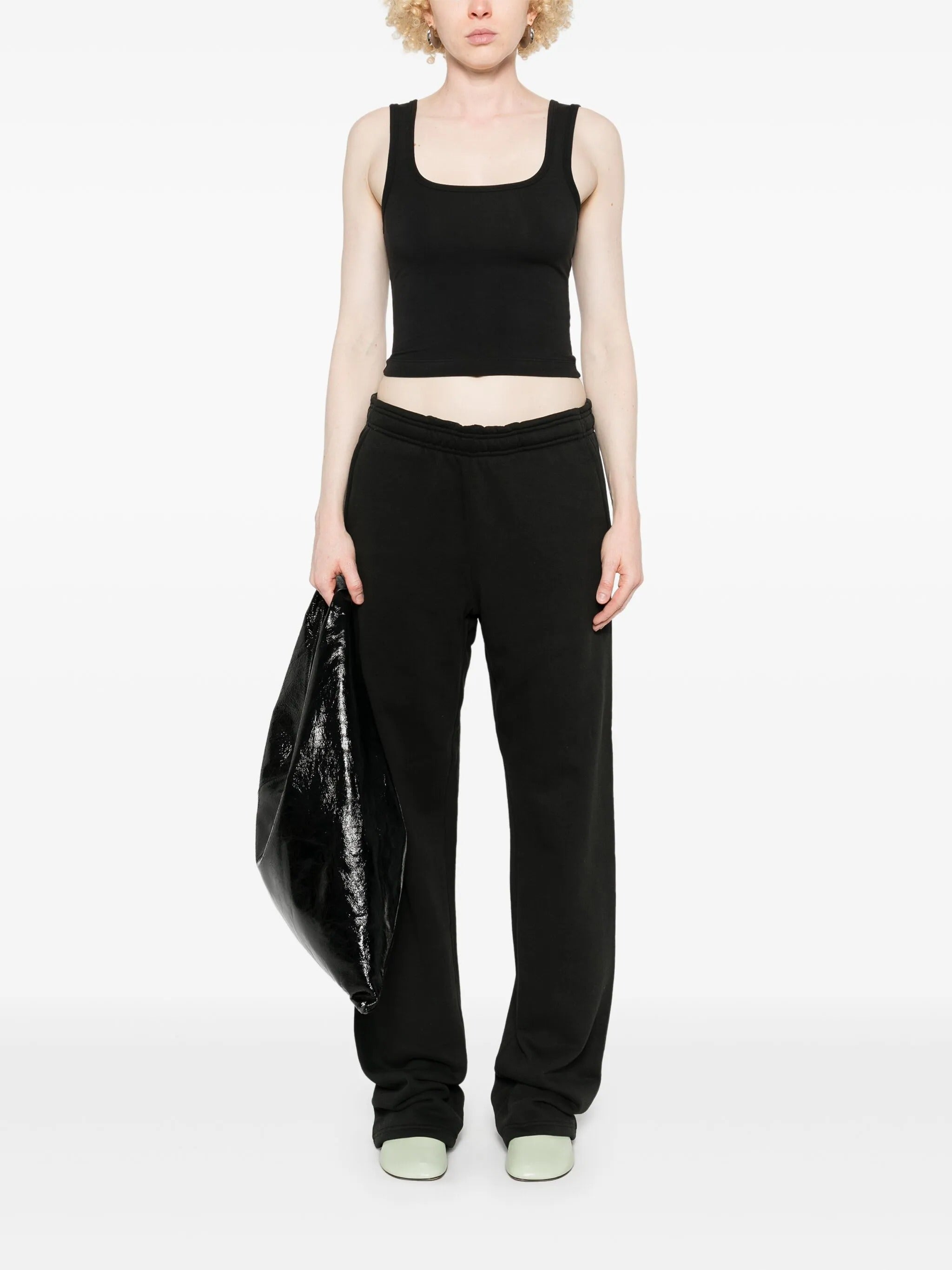 SQUARE NECK TANK SOOT