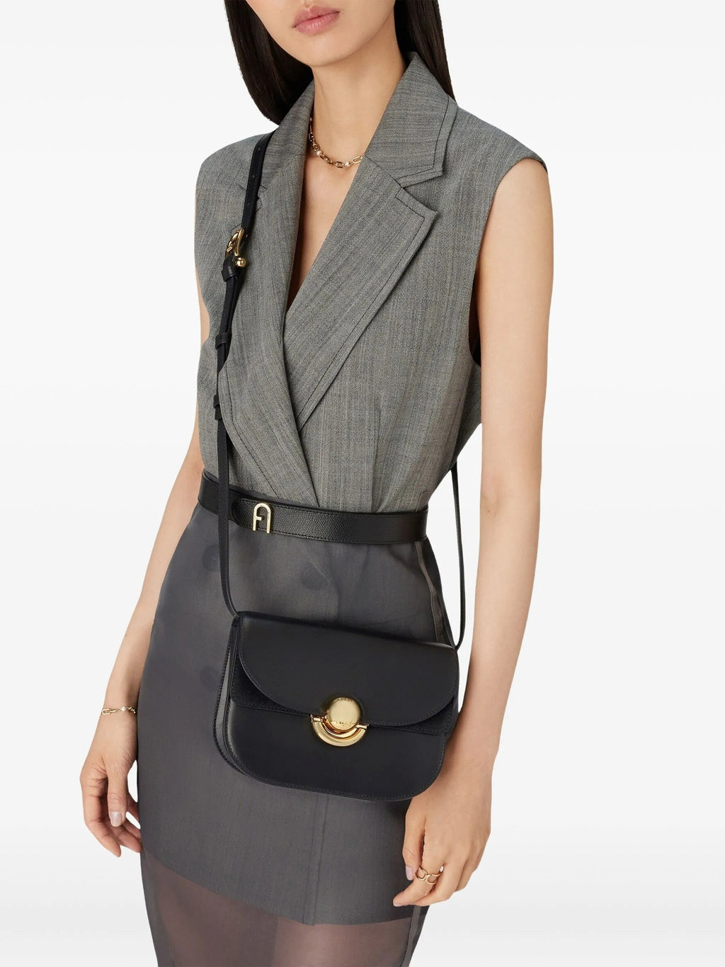 FURLA SFERA MINI CROSSBODY ROUND