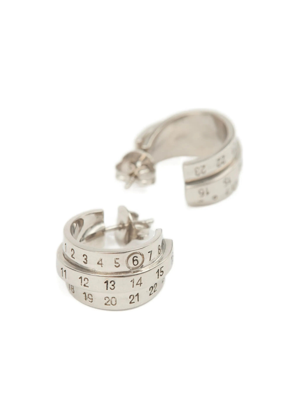 Triple logo earrings