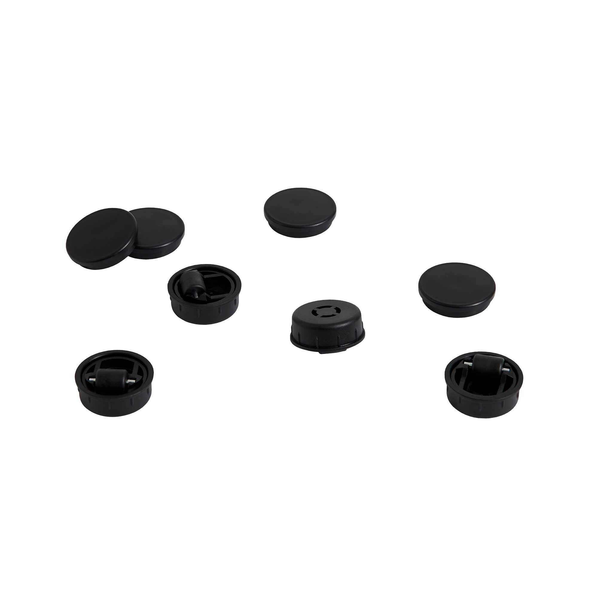 Feet and castors for Facet Cabinet-Set of 4