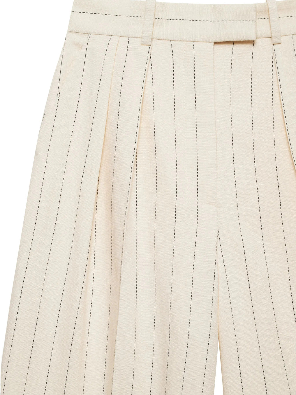 LOU TROUSER - CREAM AND BLACK STRIPE