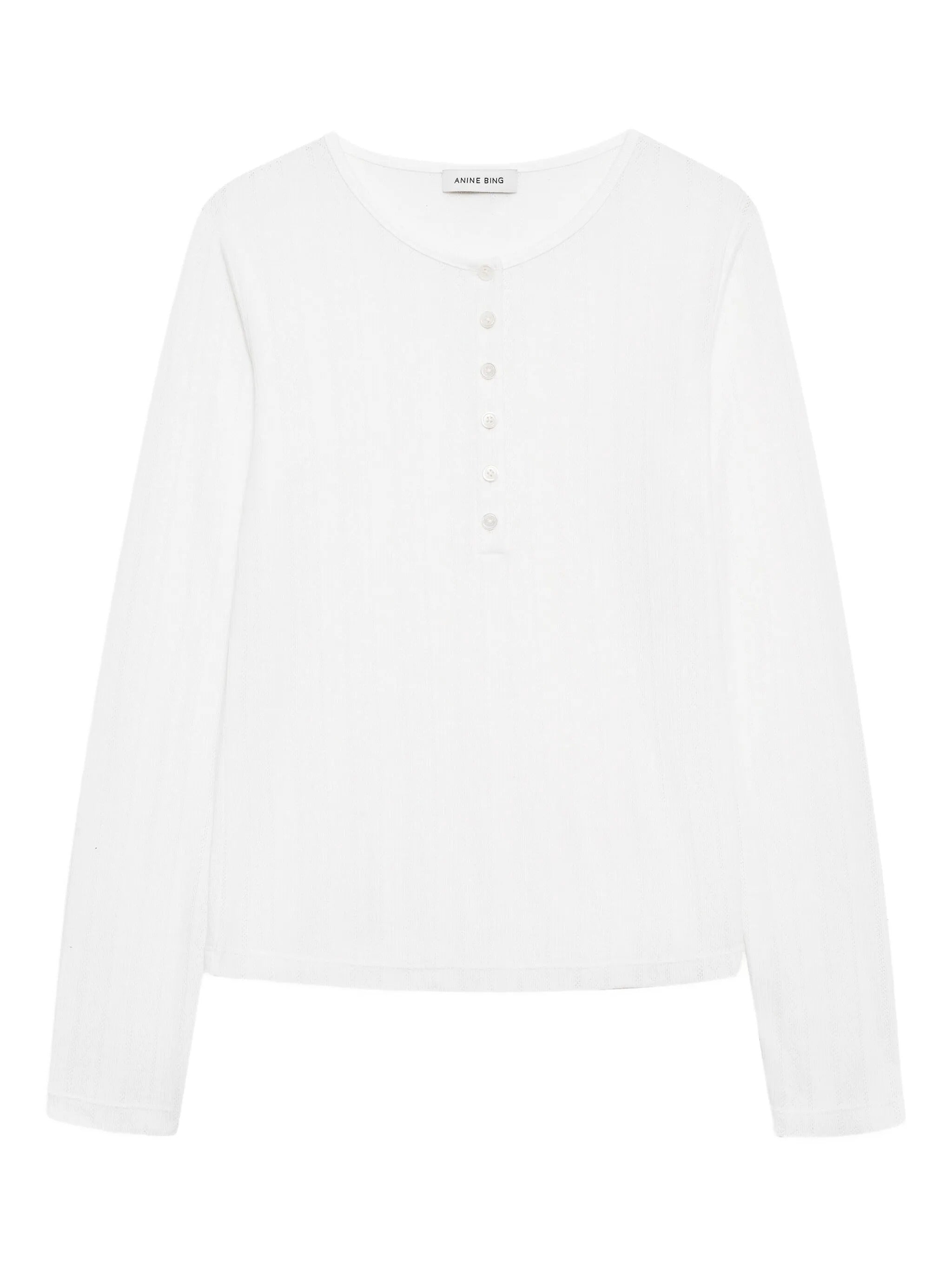 PIA LONG SLEEVE TEE - OFF WHITE