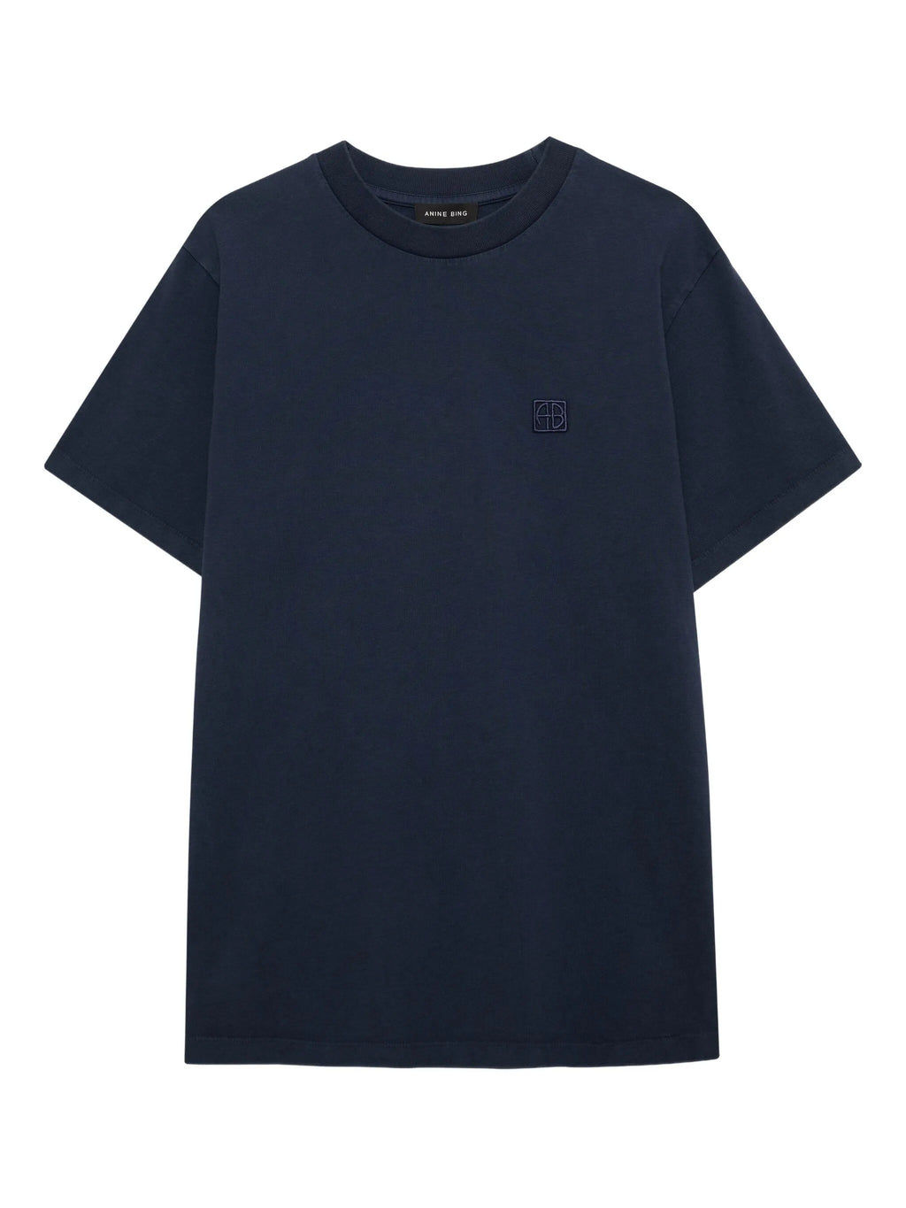 LILI TEE FRAMED MONOGRAM - WASHED NAVY