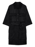 GERI DRESS - WASHED BLACK