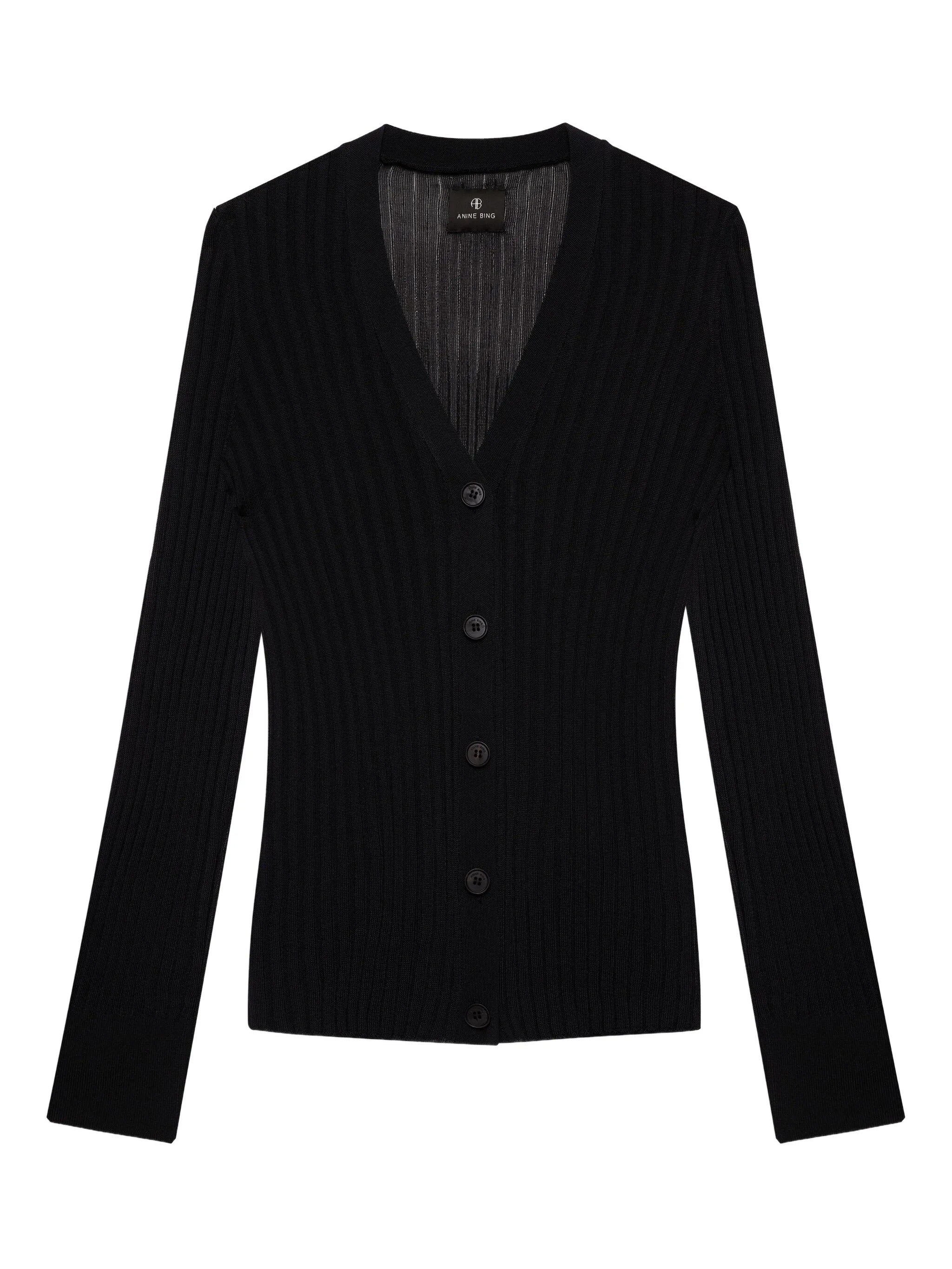 MATHEO CARDIGAN - BLACK