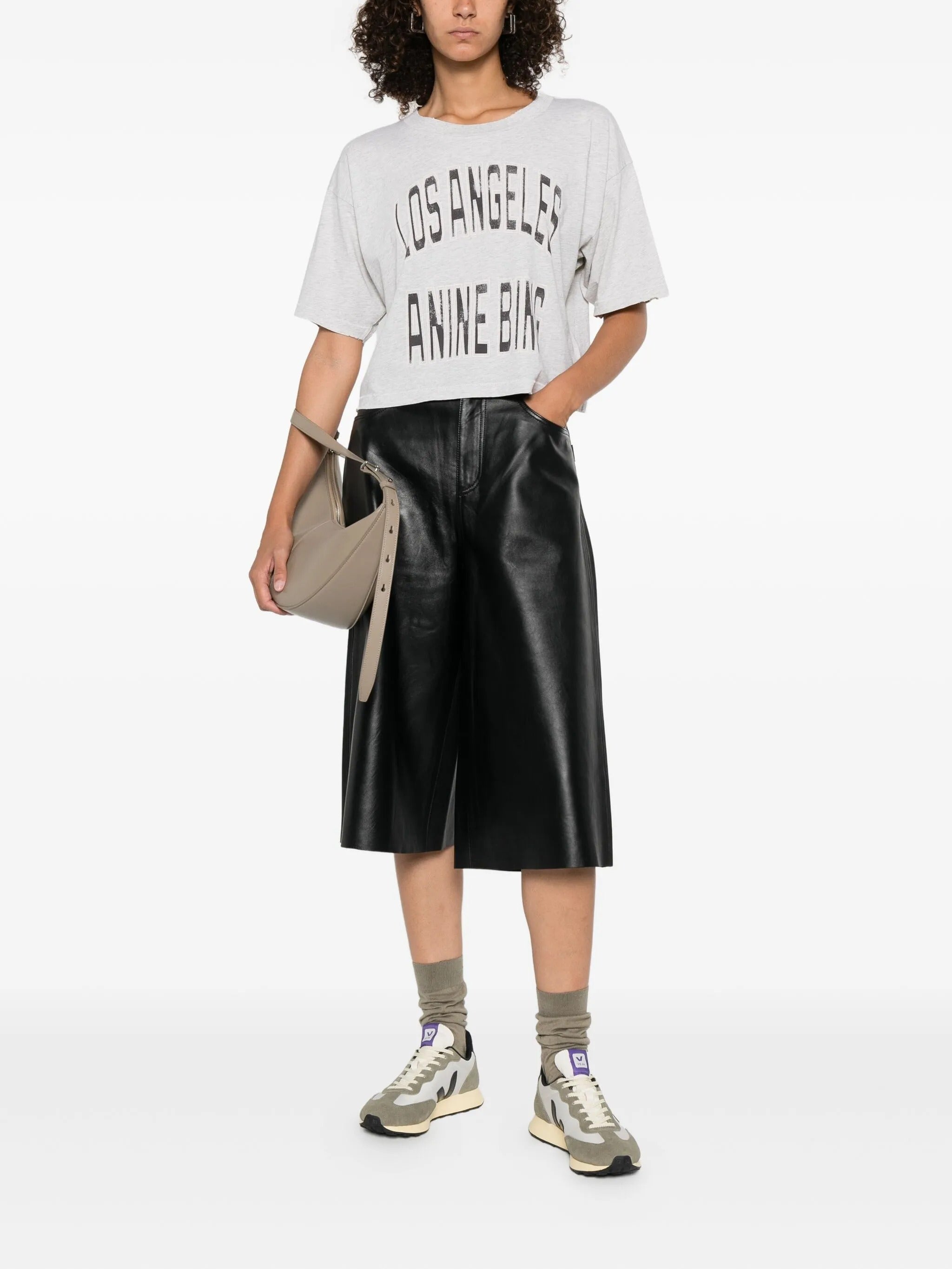 JOHNNY CROPPED TEE - GREY