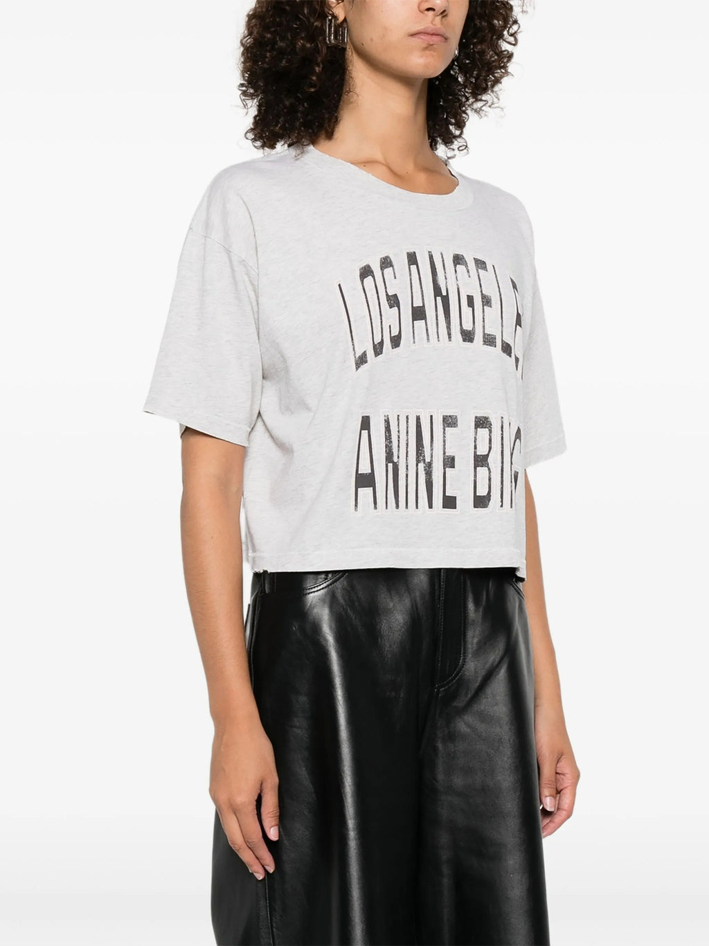 JOHNNY CROPPED TEE - GREY