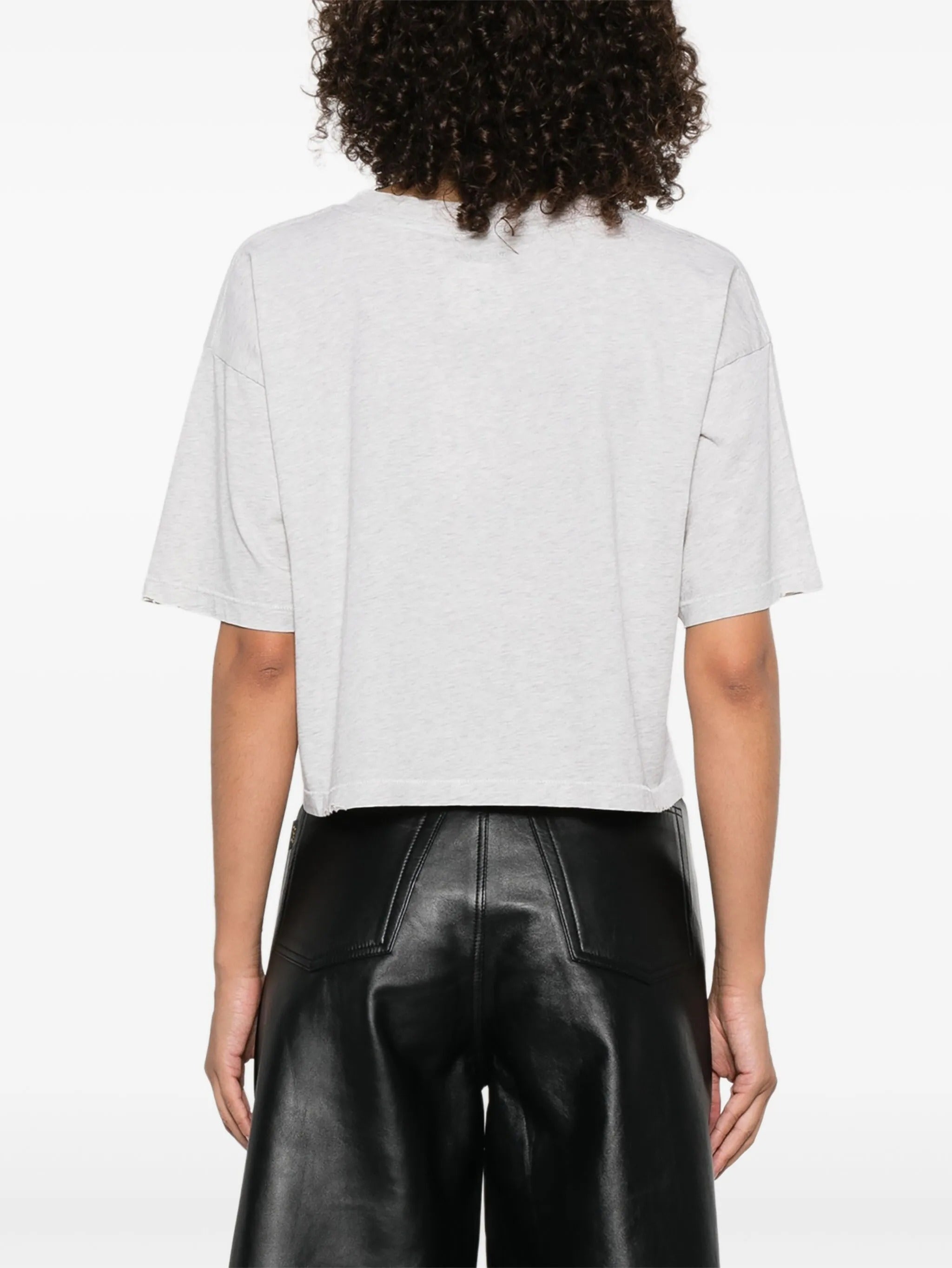 JOHNNY CROPPED TEE - GREY