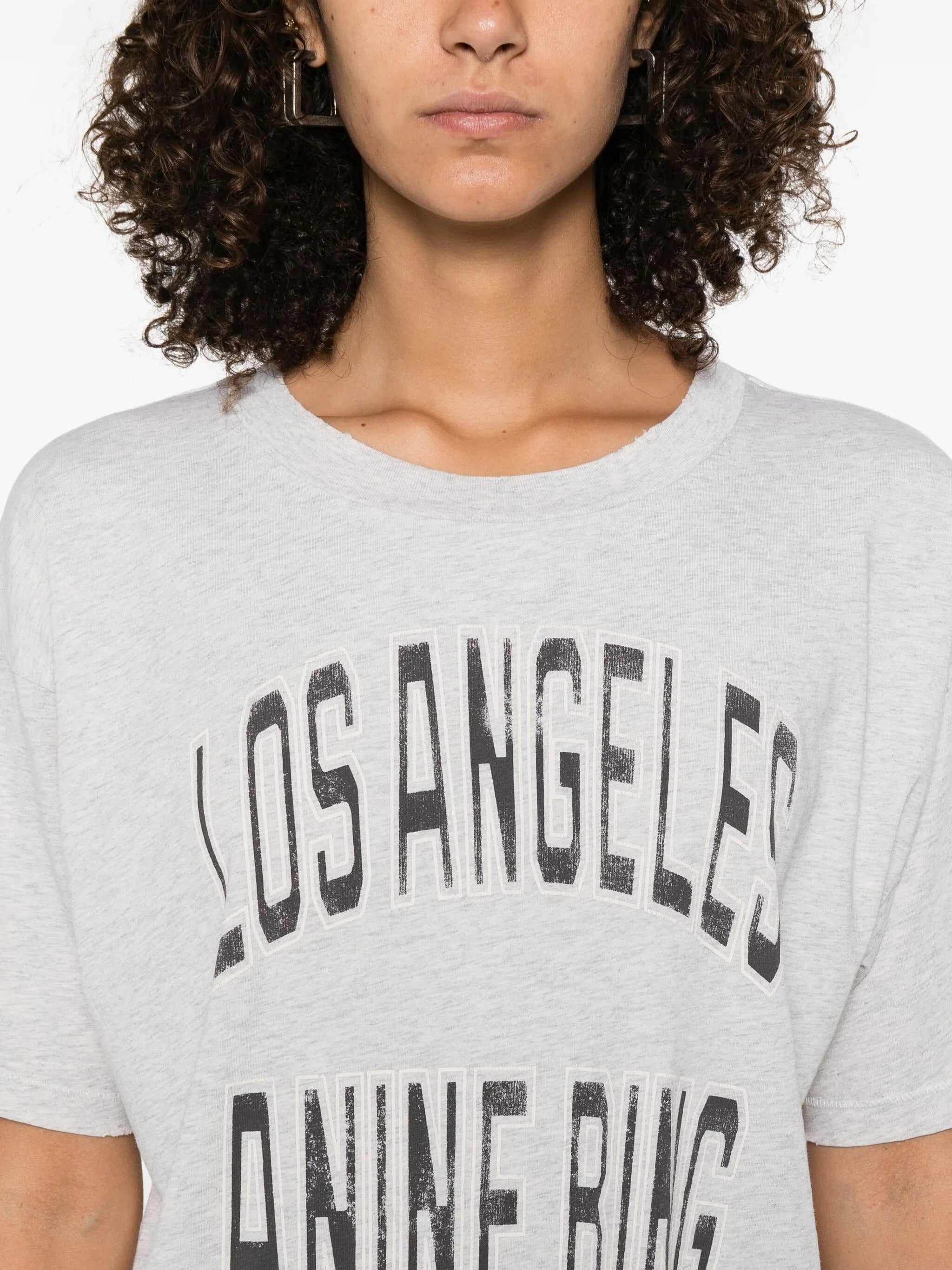 JOHNNY CROPPED TEE - GREY