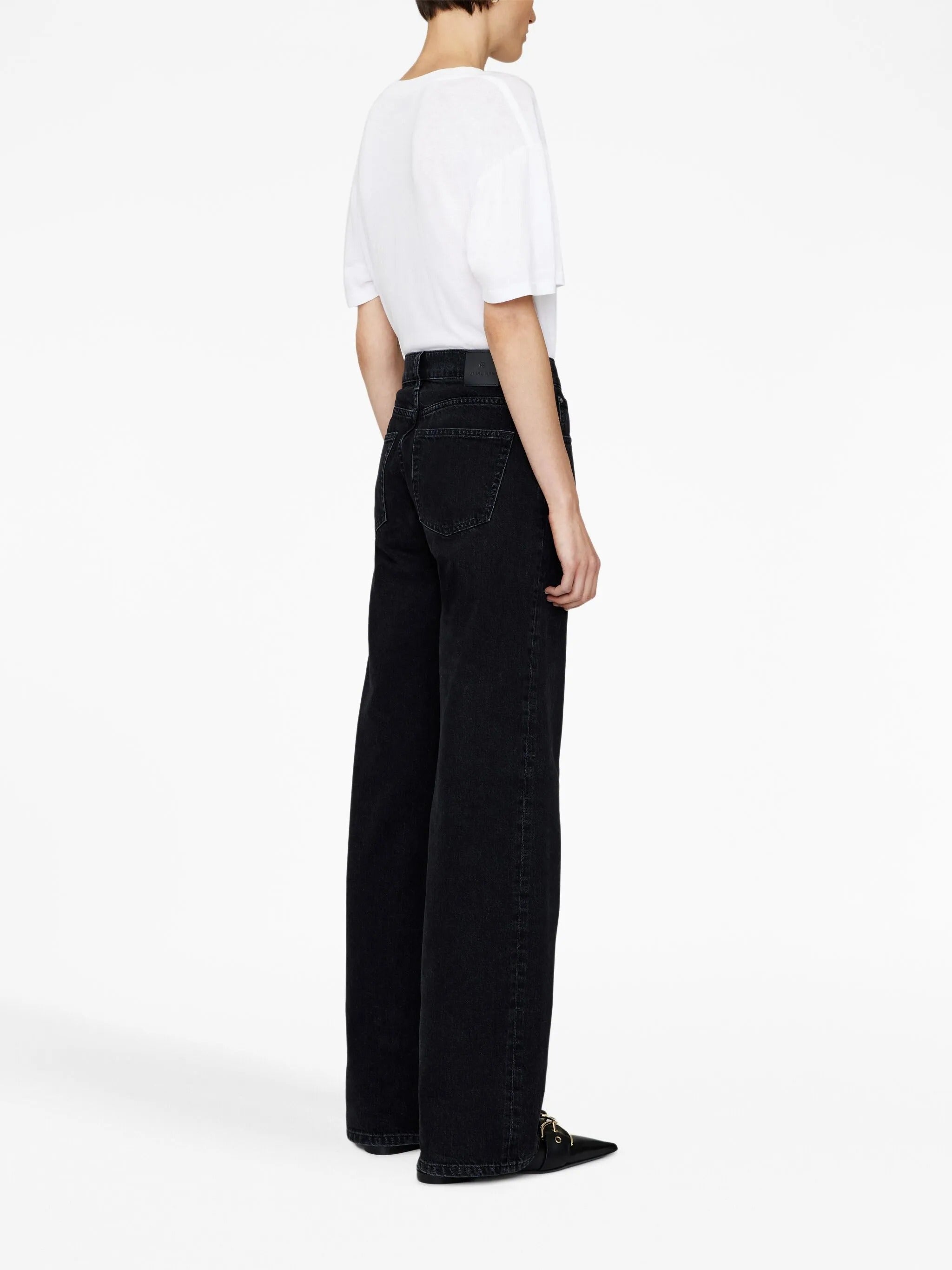HUGH JEAN  VINTAGE BLACK