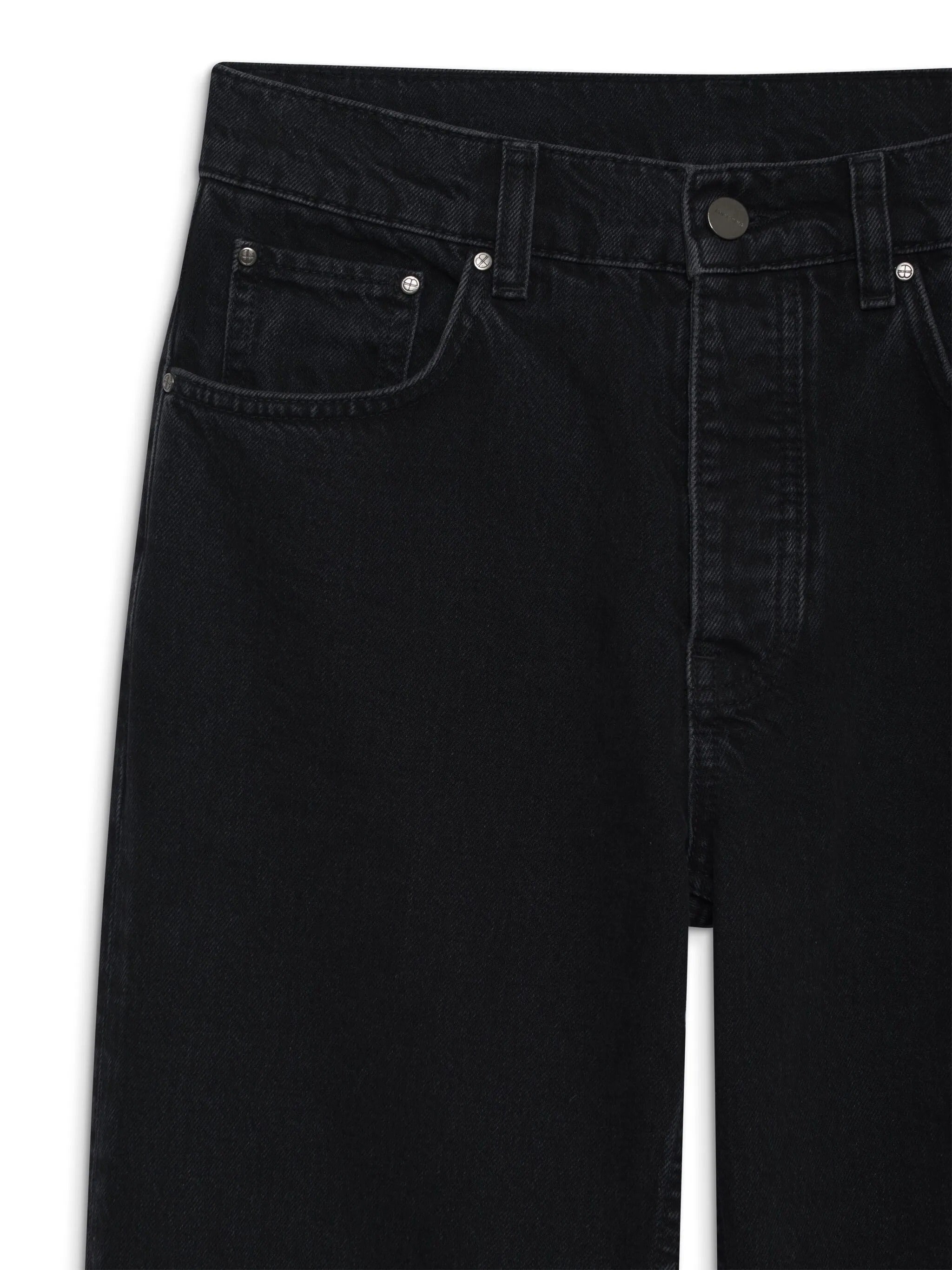 HUGH JEAN  VINTAGE BLACK