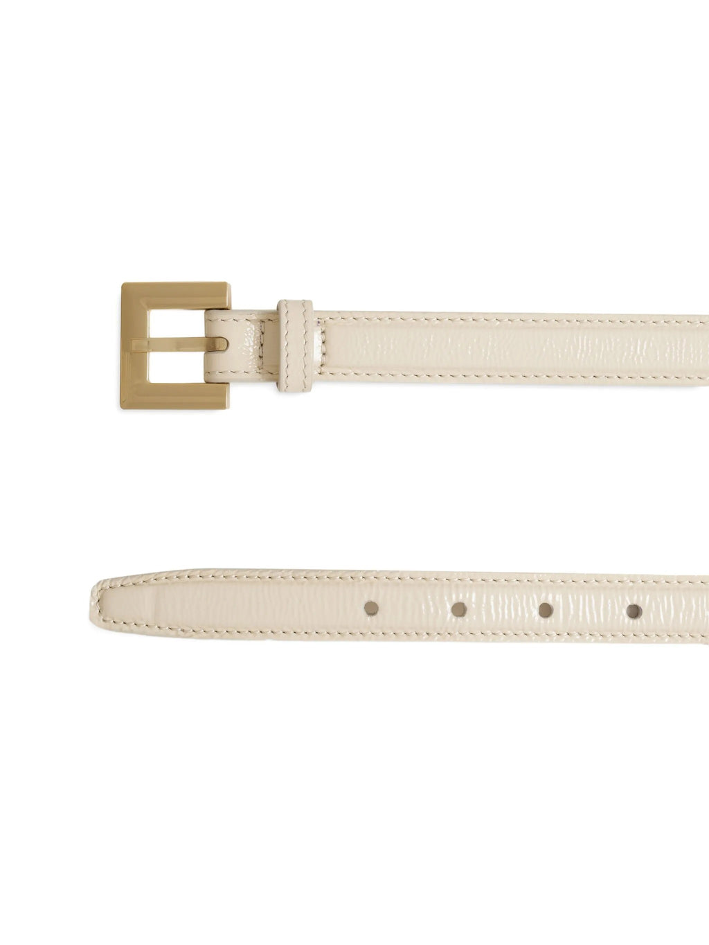 NICOLA BELT - BONE CRINKLED PATENT