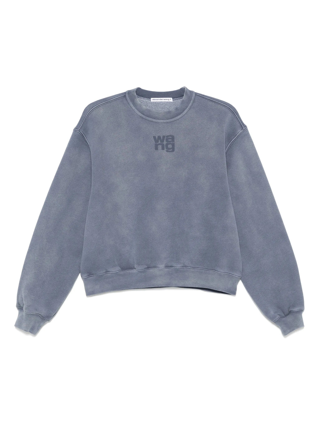 ESSENTIAL TERRY CREW SWEATSHIRT W/ PUFF PAINT LOGO