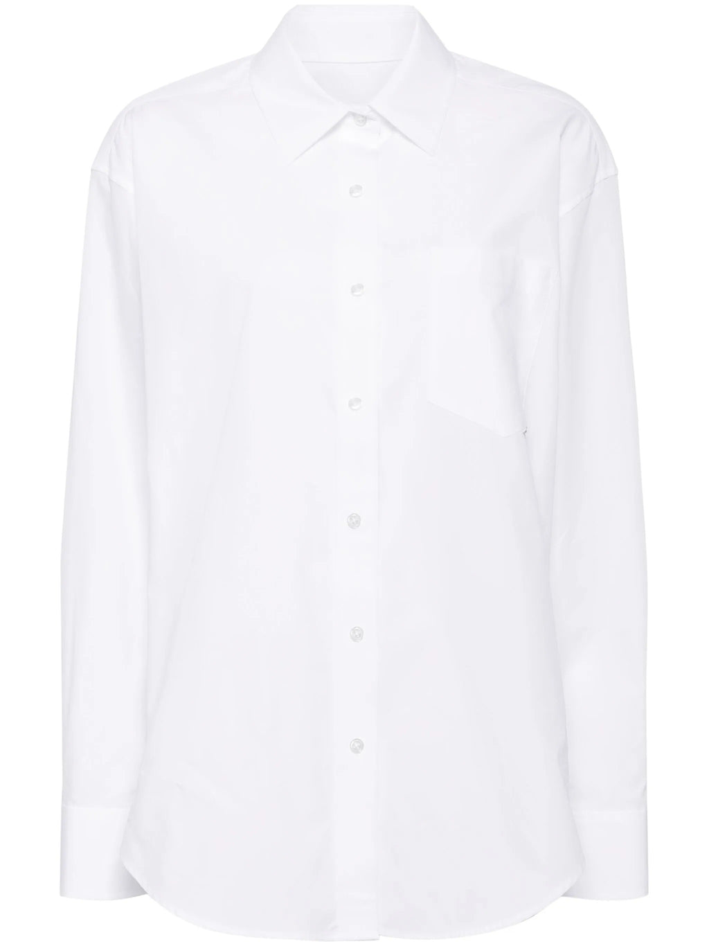 BOYFRIEND SHIRT WITH LOGO FLAG TAG