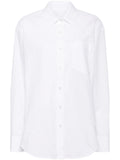 BOYFRIEND SHIRT WITH LOGO FLAG TAG