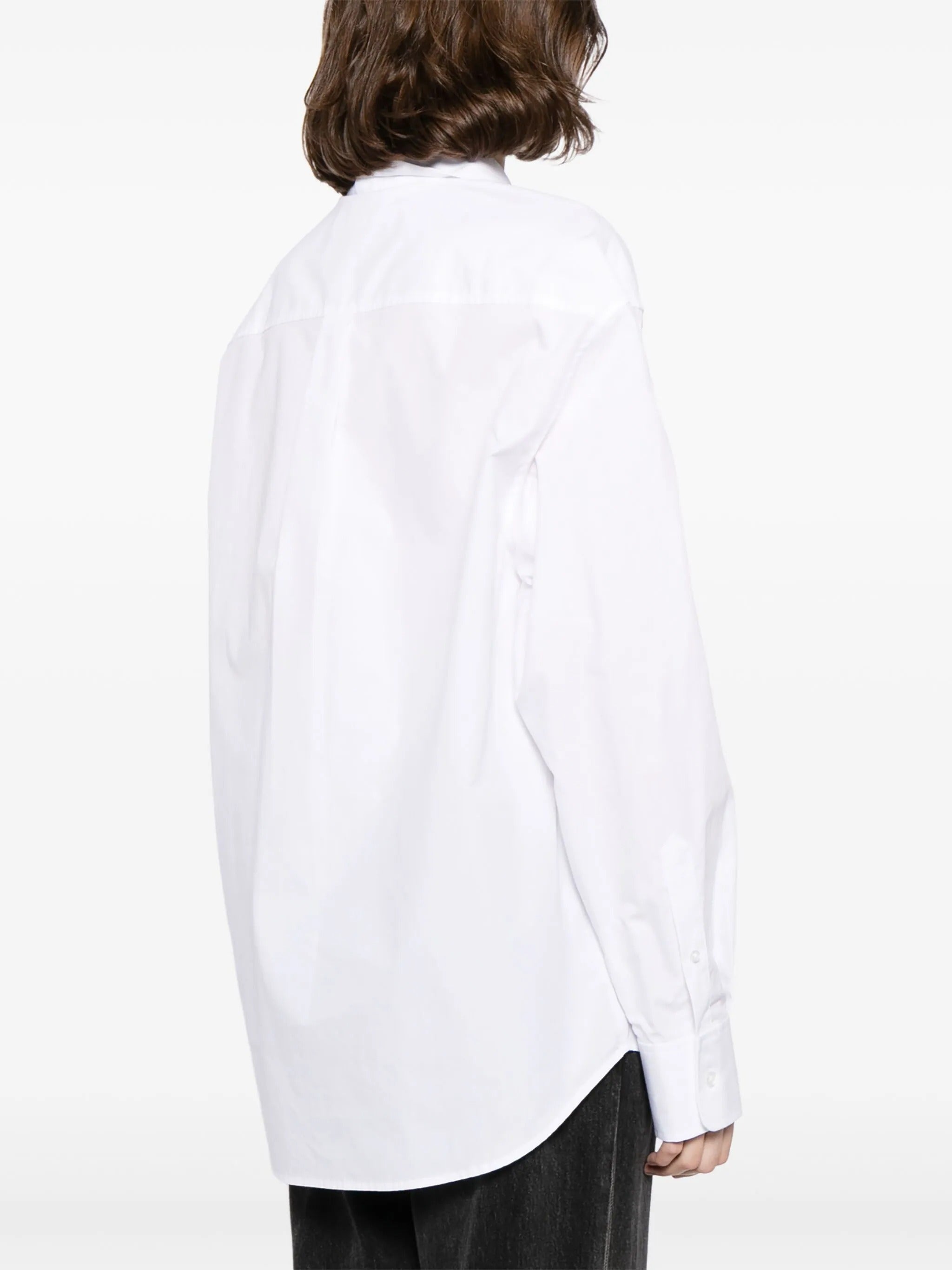 BOYFRIEND SHIRT WITH LOGO FLAG TAG