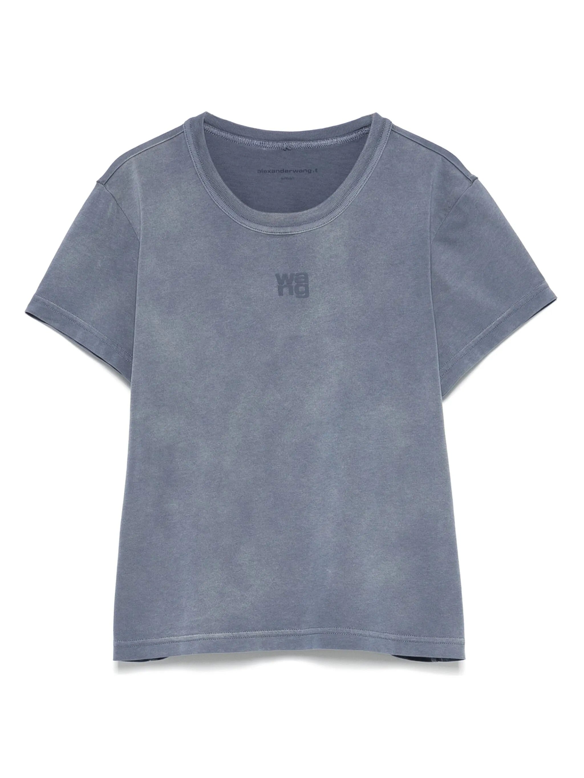 ESSENTIAL JSY SHRUNKEN TEE W/PUFF LOGO