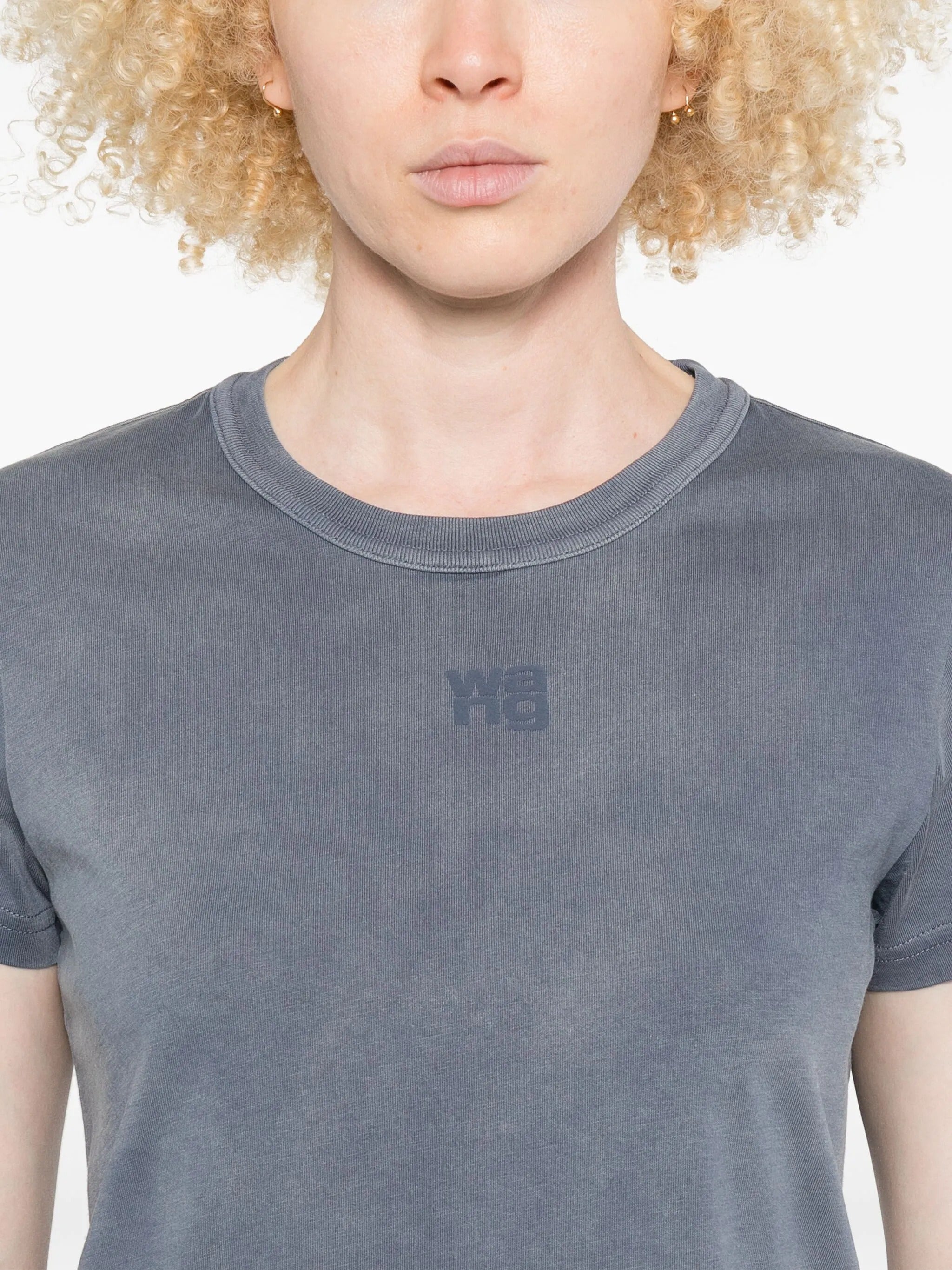 ESSENTIAL JSY SHRUNKEN TEE W/PUFF LOGO
