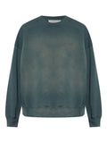 JOURNEY UNISEX CREW NECK DYED COTTON FLEECE BLEACHING EFFECT WITH EMBROIDERY