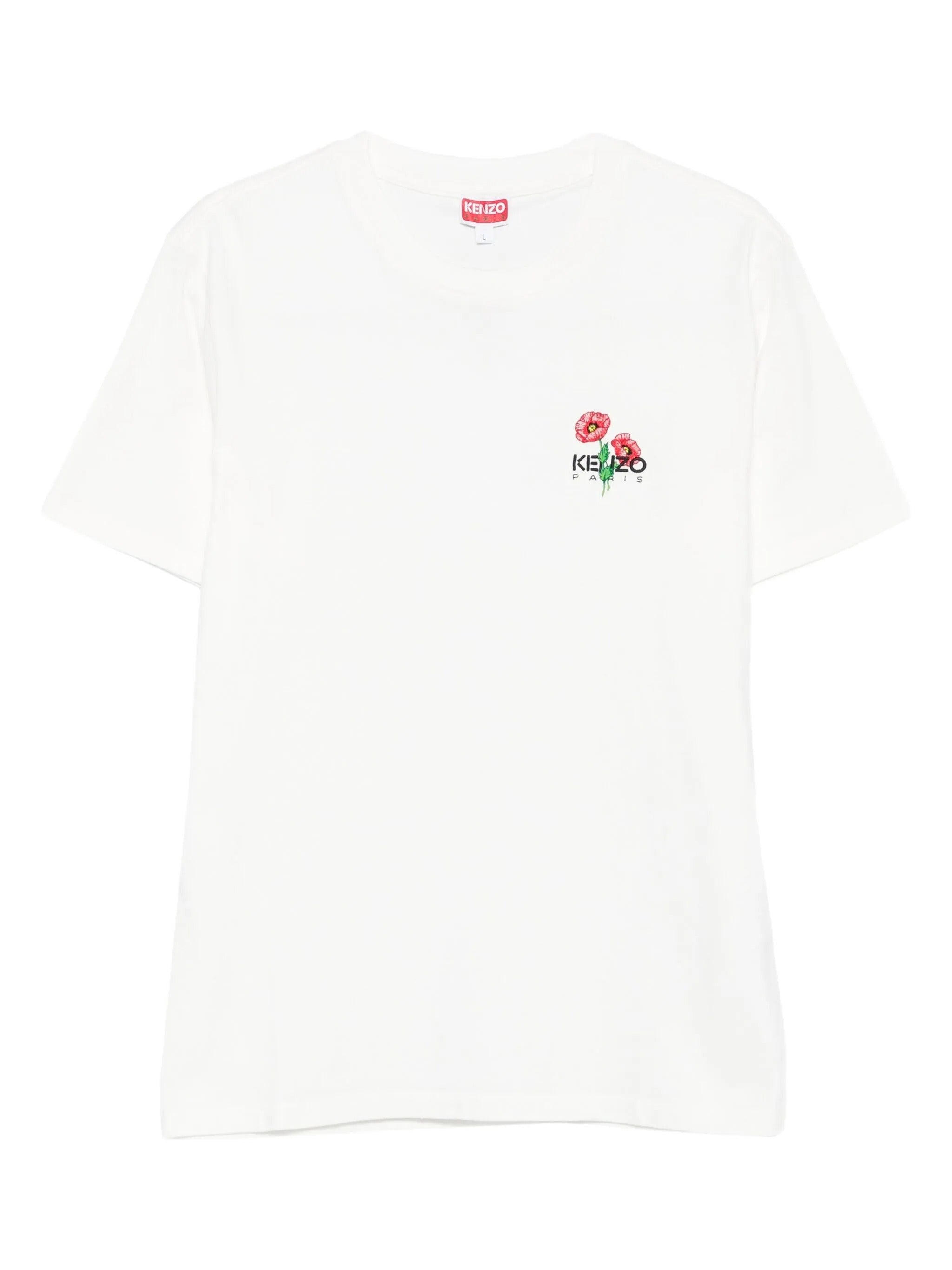 GOTS KENZO ARCHIVE BOUQUET EMBROIDERED SLIM TSHIRT