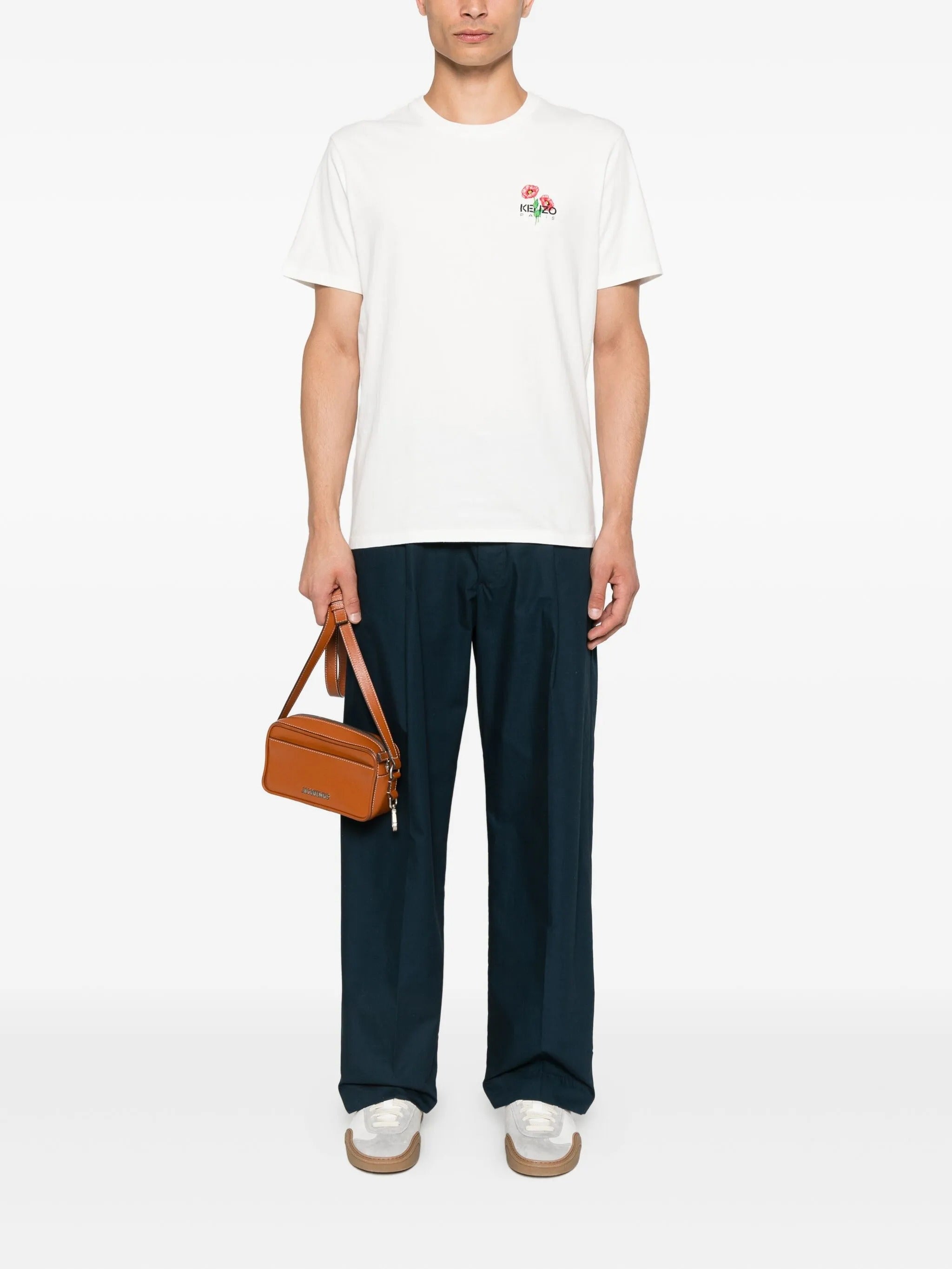 GOTS KENZO ARCHIVE BOUQUET EMBROIDERED SLIM TSHIRT