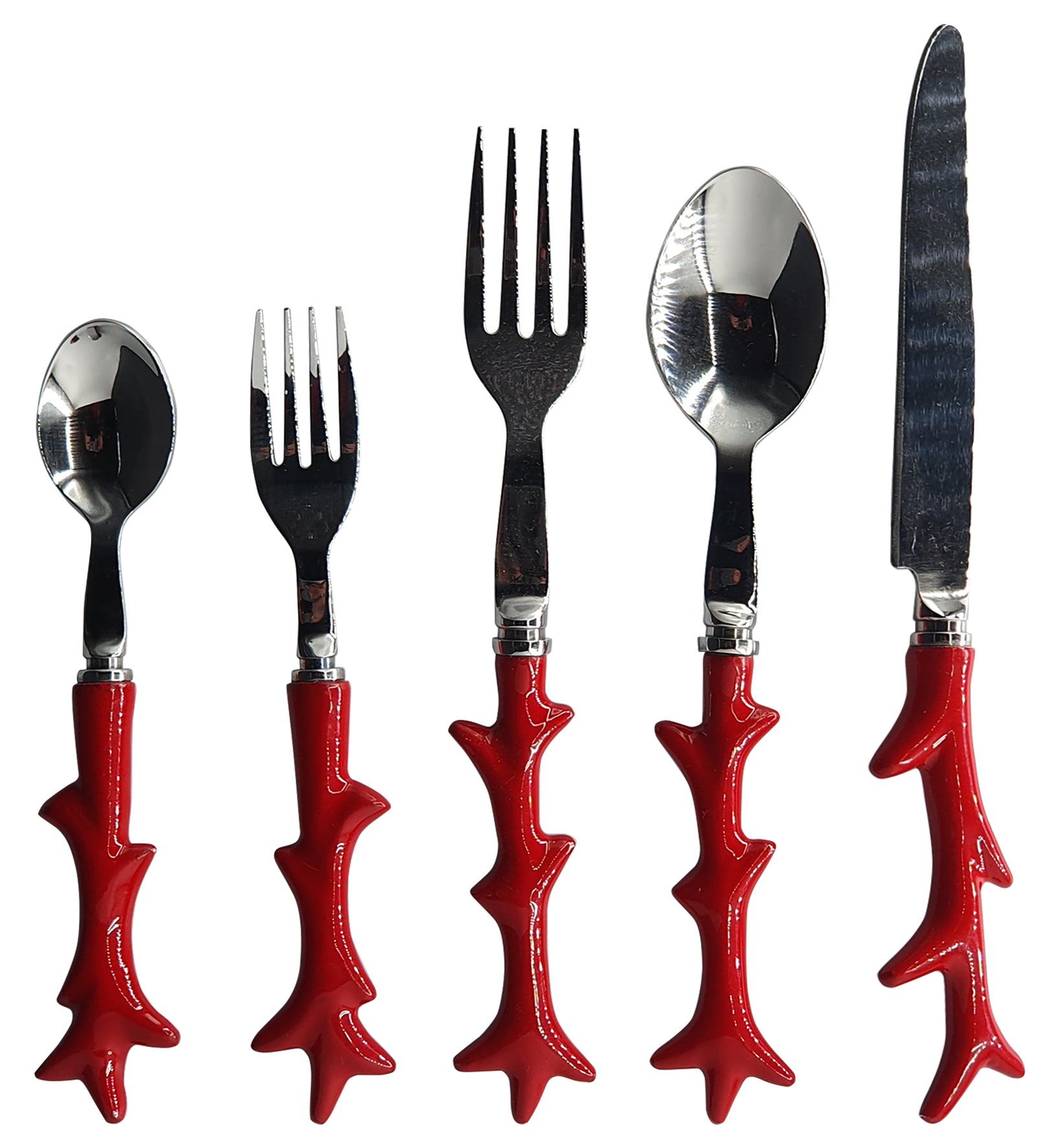 CORAL CUTLERY (SET OF 5)