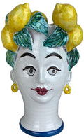 SICILY SCULPTURE VASE- LEMONS WOMAN