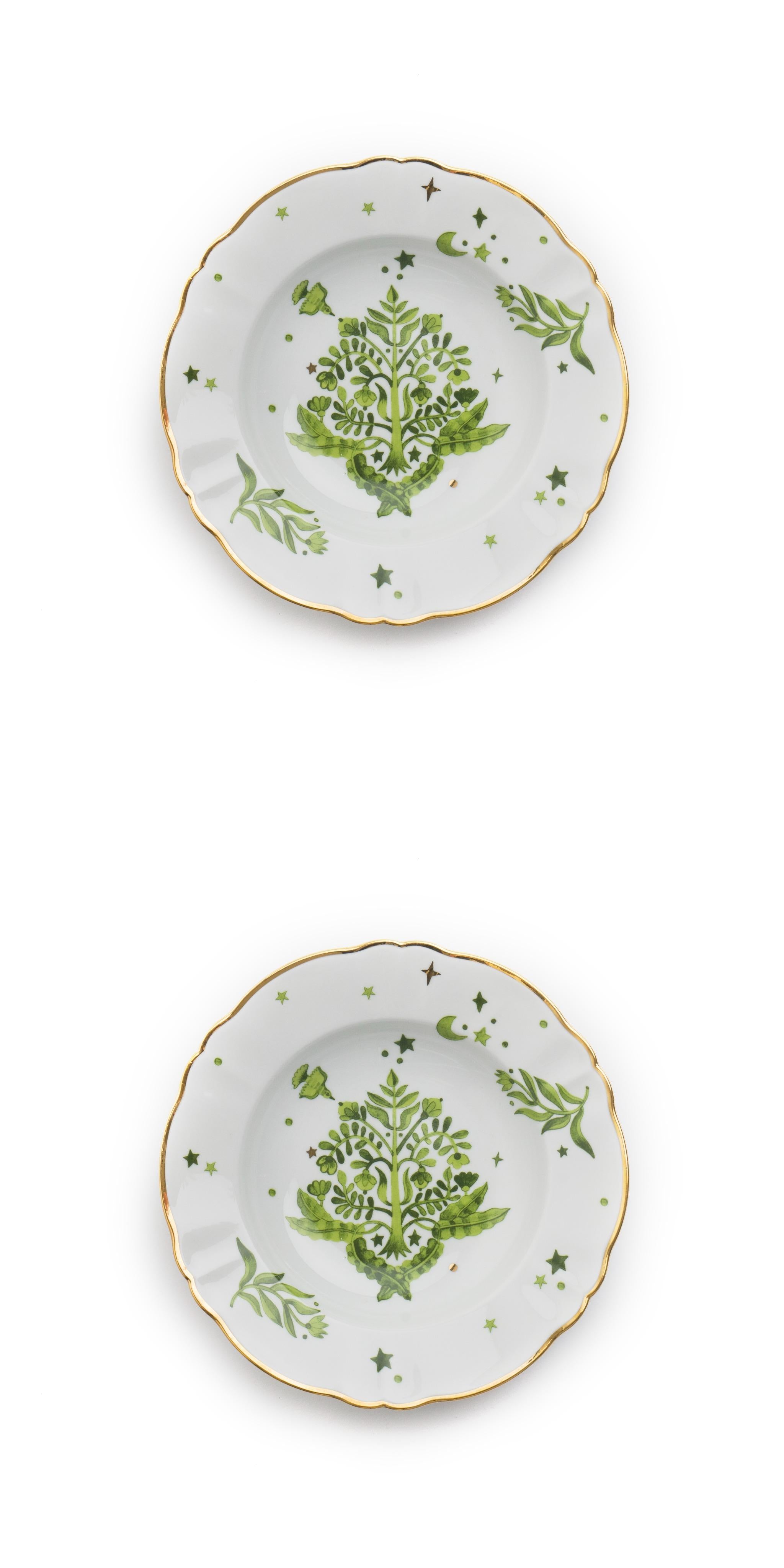 Set 2 pz. - PIATTO FONDO CM.23 EDEN