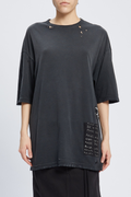 AGA HIGH COMFORT T-SHIRT WITH PRINTED PATCHES