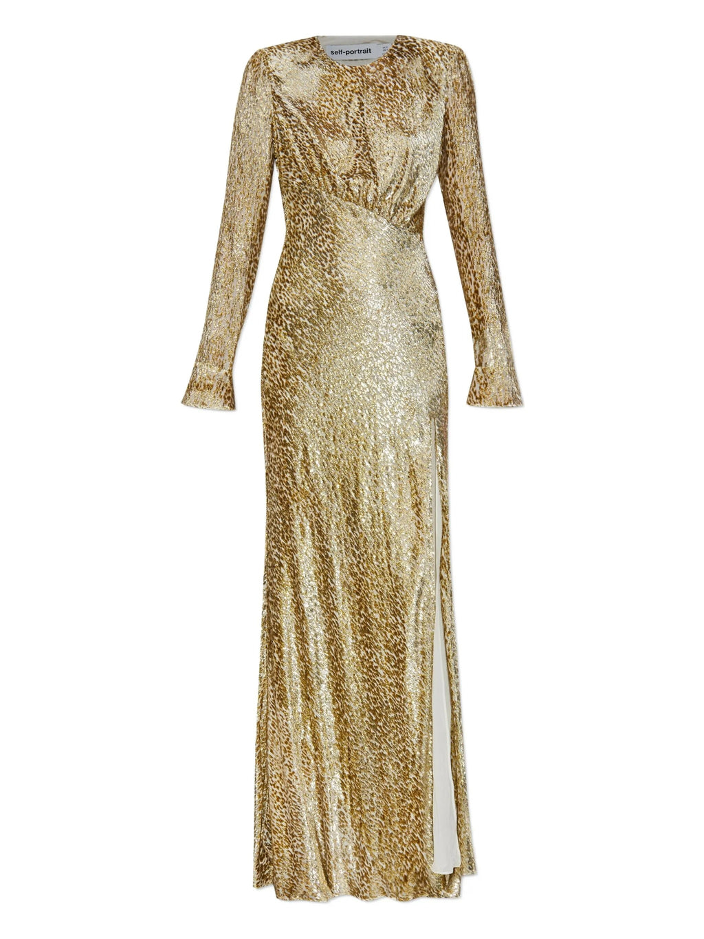 GOLD FIL COUP MAXI DRESS