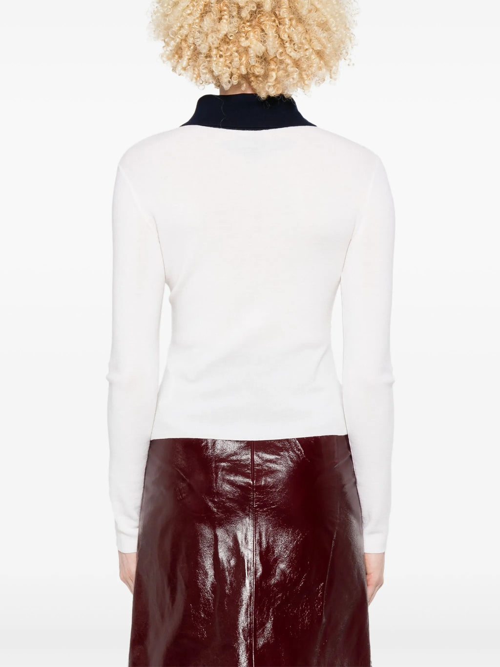 CREAM MERINO WOOL CARDIGAN