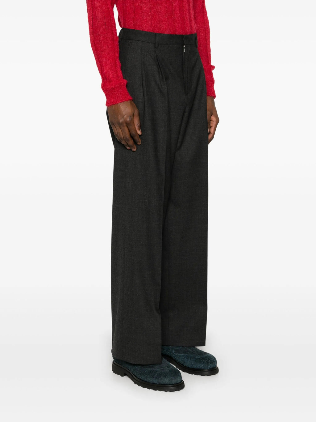 WIDE PLEATED TROUSER