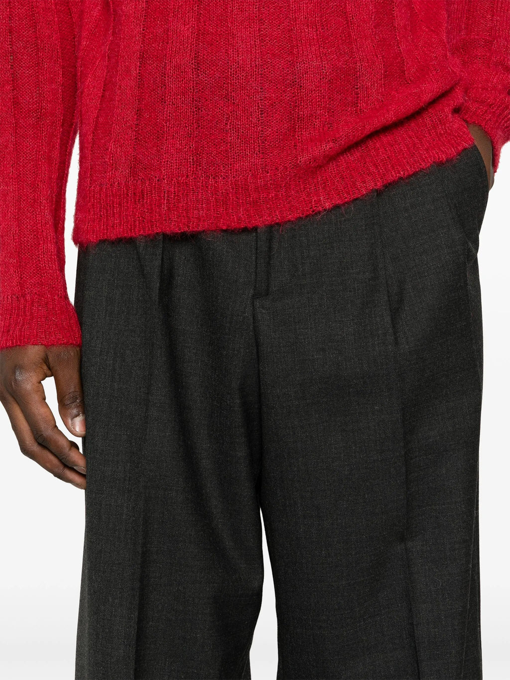 WIDE PLEATED TROUSER