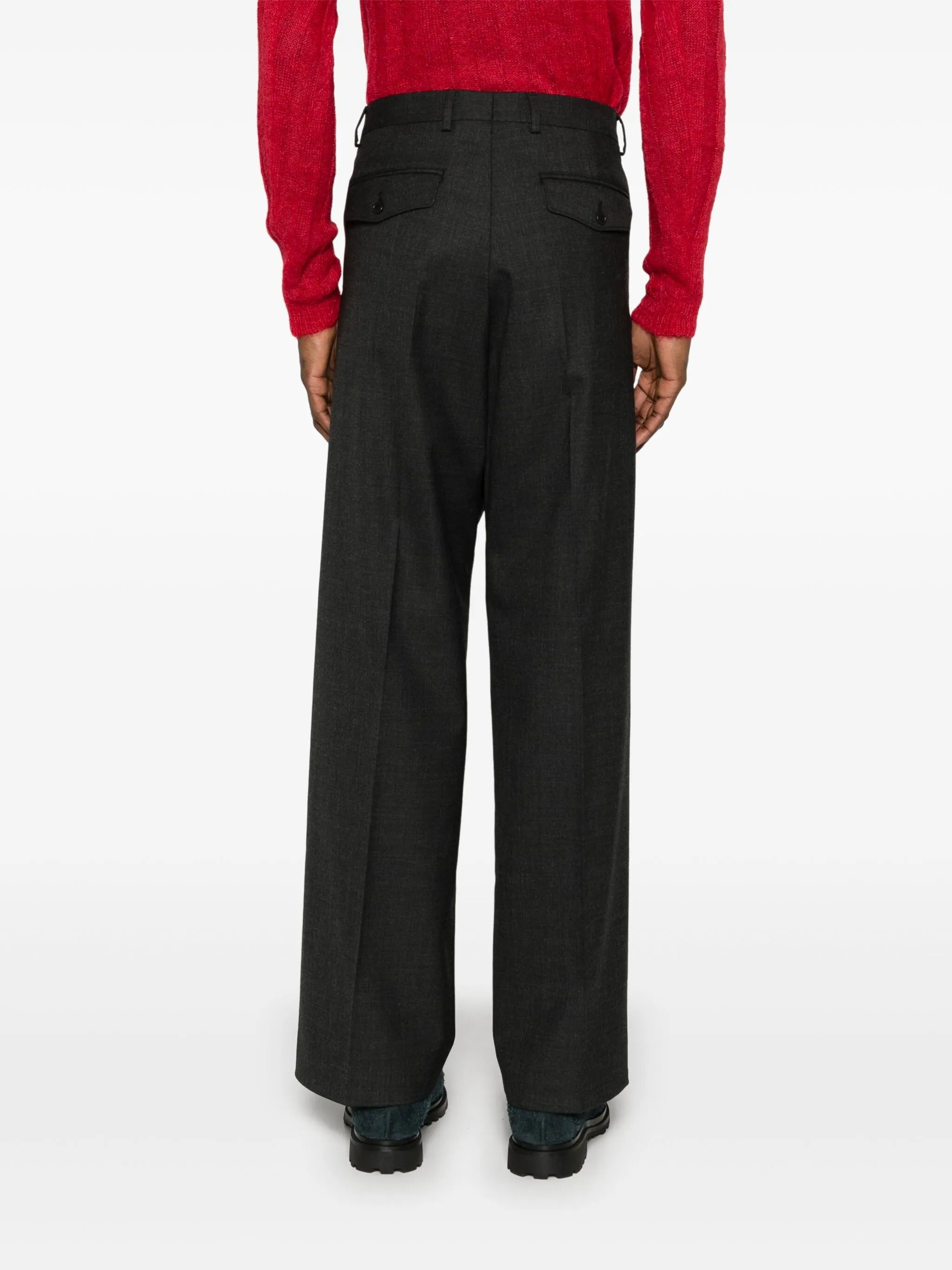 WIDE PLEATED TROUSER