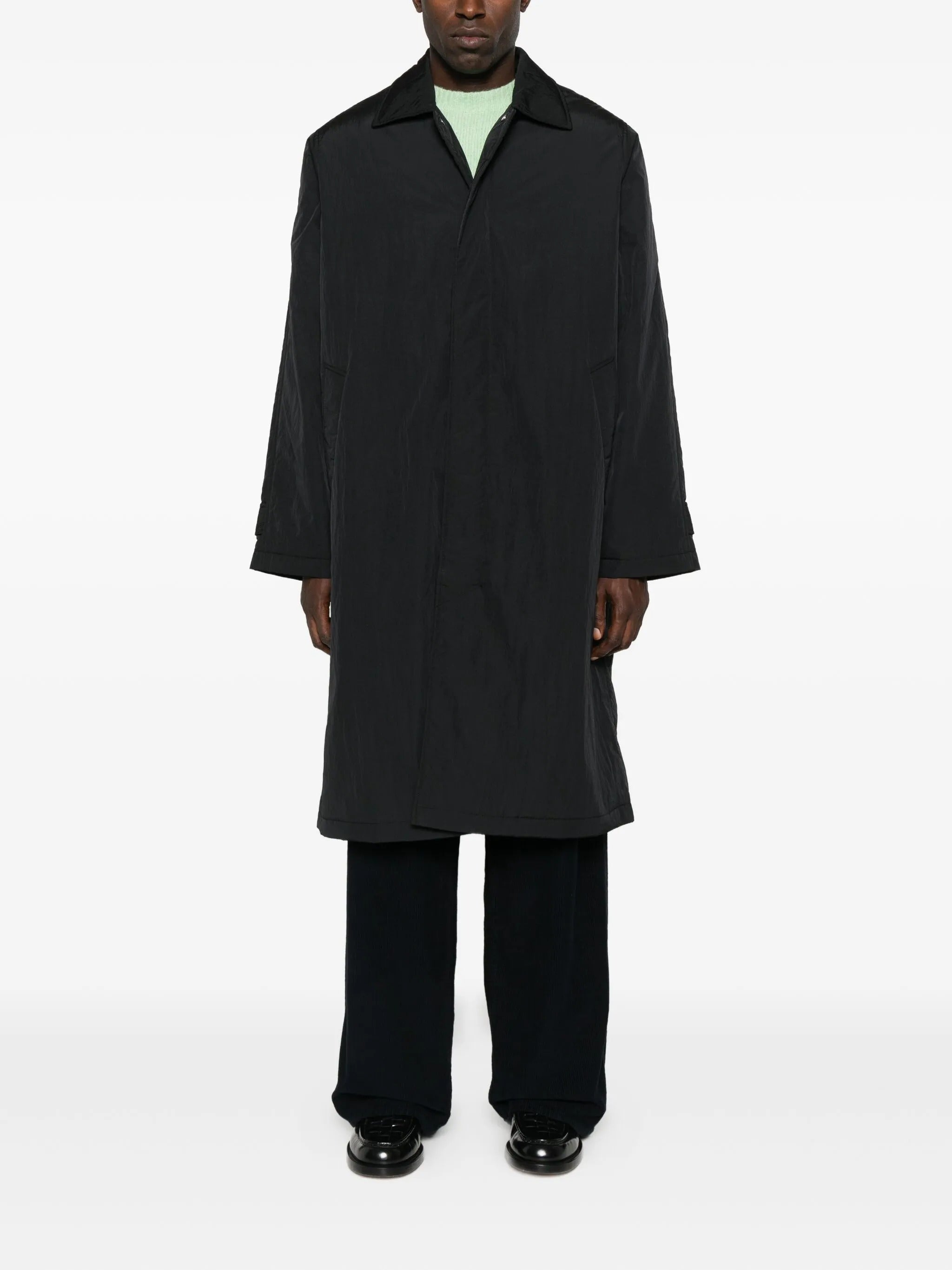 RELAXED NYLON COAT