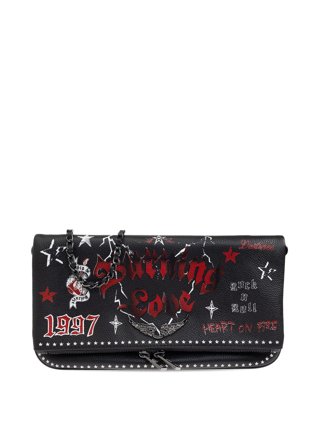 ROCK GRAINED LEATHER PUNK