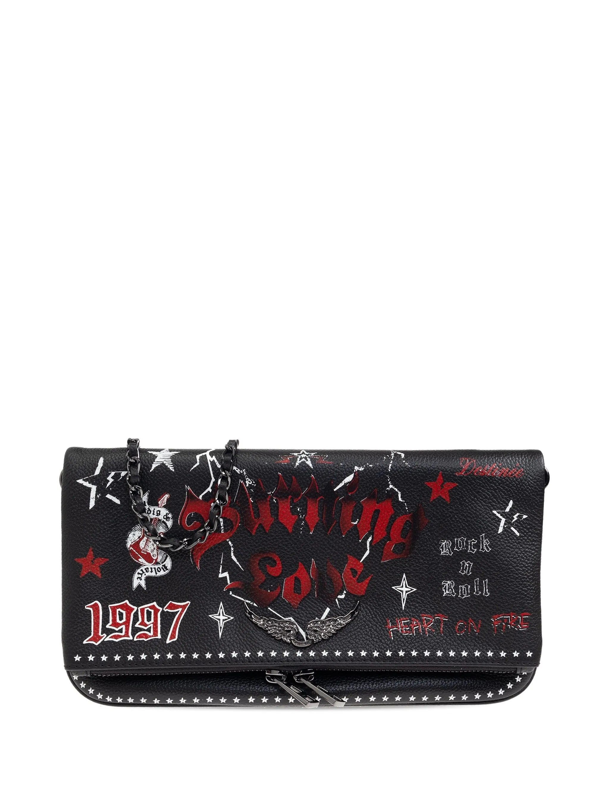 ROCK GRAINED LEATHER PUNK