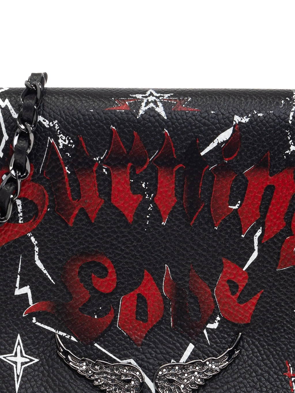 ROCK GRAINED LEATHER PUNK