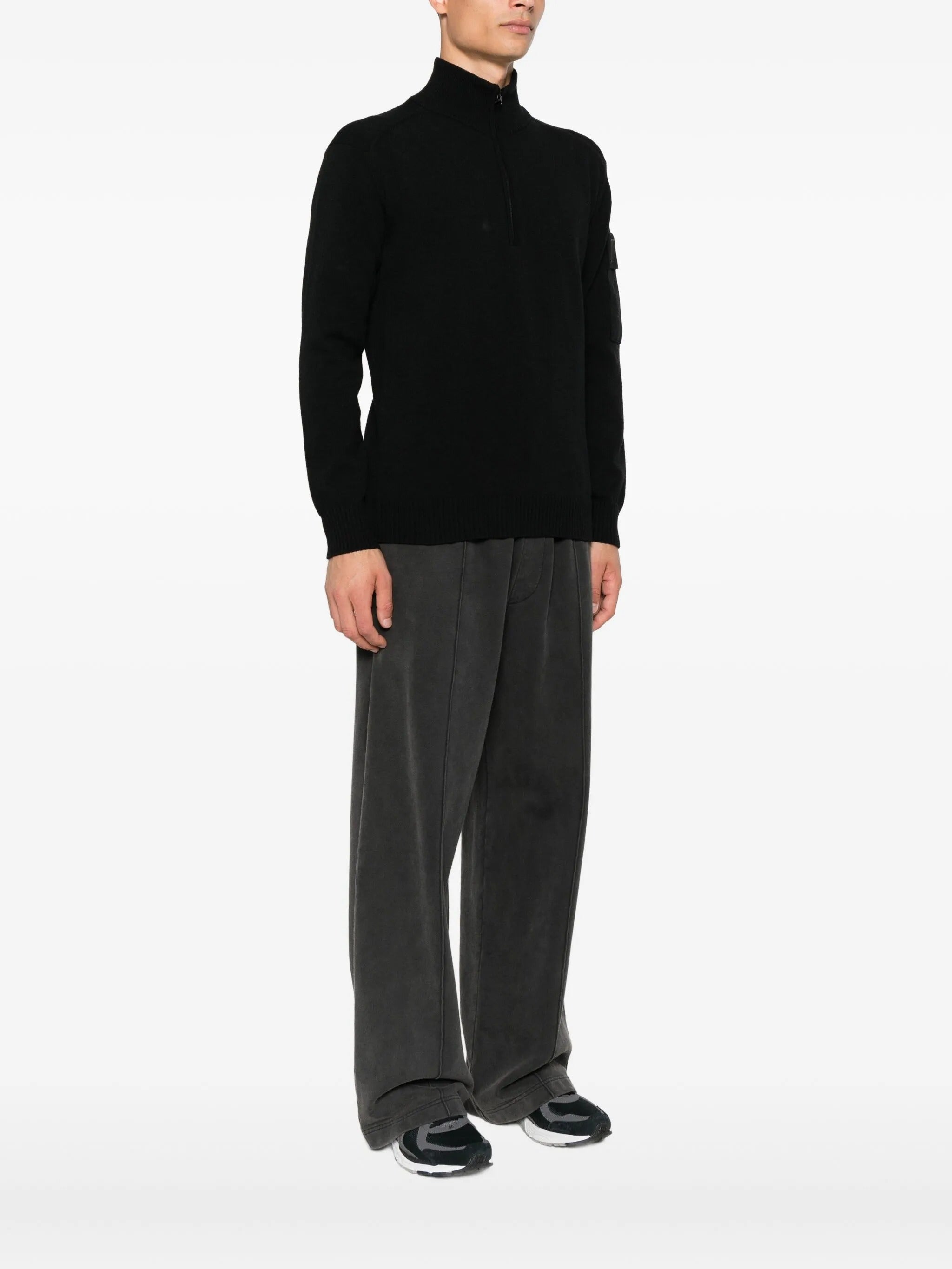 KNITWEAR POLO COLLAR IN EXTRAFINE MERINO WOOL