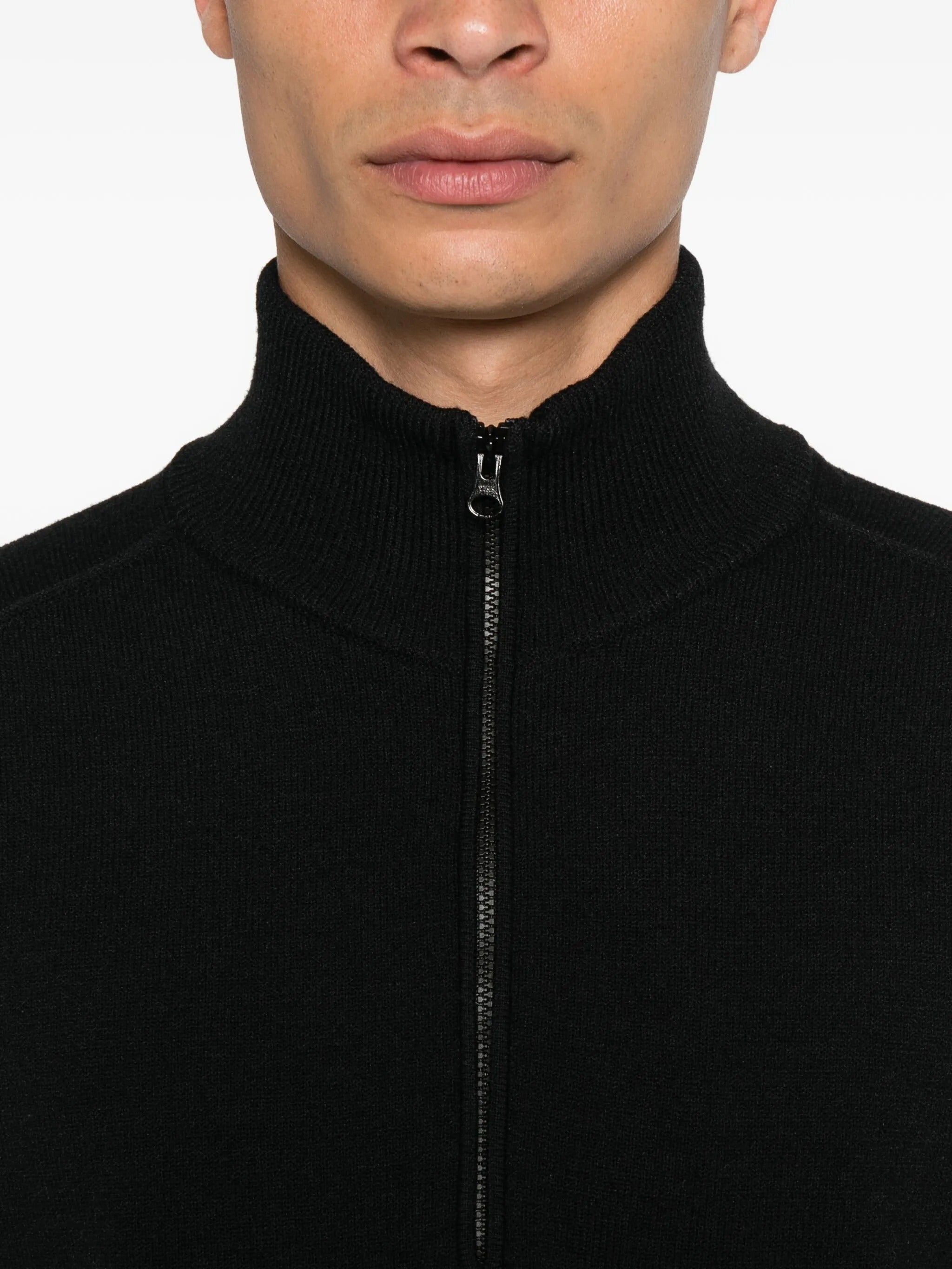 KNITWEAR POLO COLLAR IN EXTRAFINE MERINO WOOL