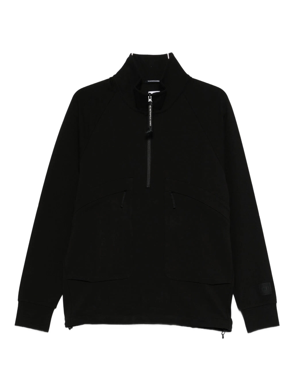 SWEATSHIRTS POLO COLLAR IN STRETCH FLEECE